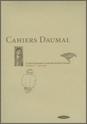 Cahiers Daumal, n°8