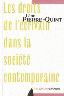 Les droits de l’écrivain dans la société contemporaine