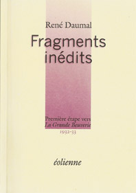 Fragments inédits (2e édition)